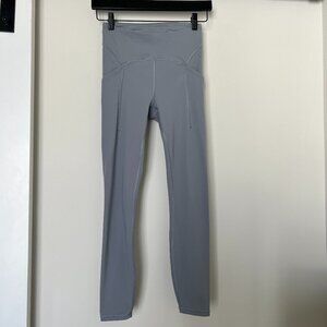 Lululemon Power Thru High-Rise Tight 25" | Size 4 | Rhino Grey